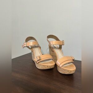 Circus by Sam Edelman Sawyer Cork Wedges Women’s Size 10